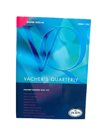Vacher’s Quarterly latest edition single copy (1192)